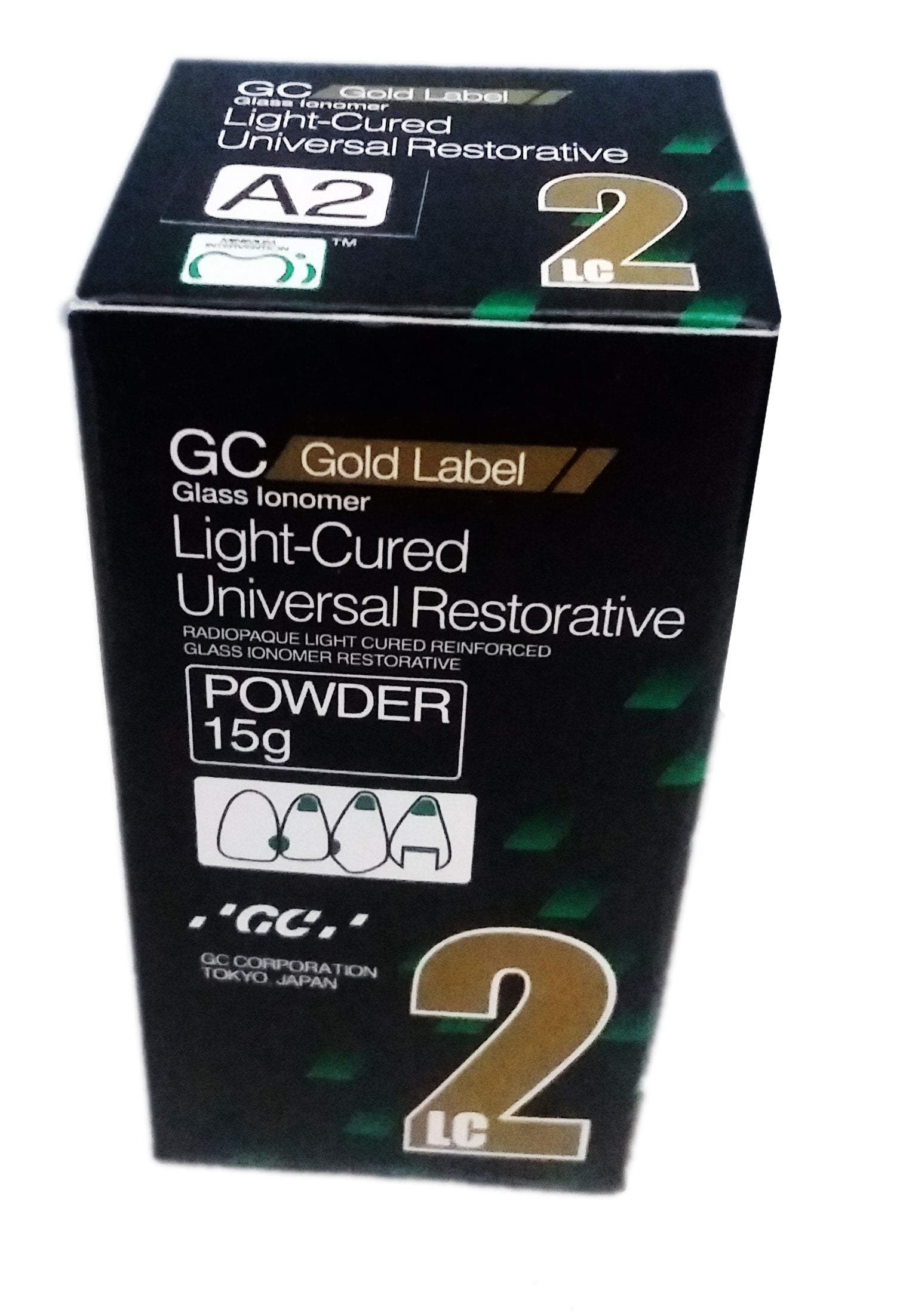 GC 002505 Fuji II LC Light Cure Universal Restorative Powder 15 Gm A2 (000196) GC 002505 Fuji II LC Light Cure Universal Restorative Powder 15 Gm A2 (000196)